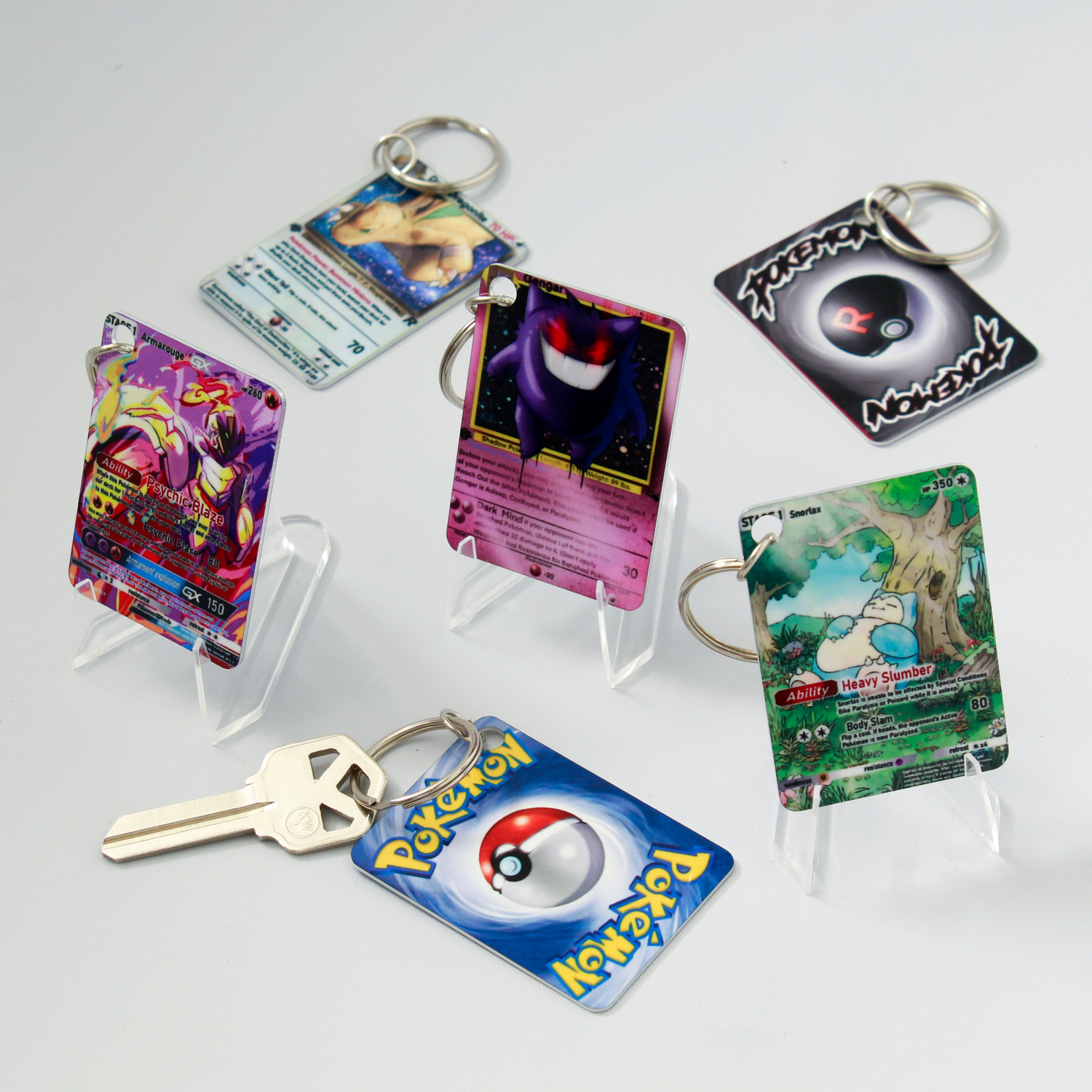 Pokémon Card Key Chains