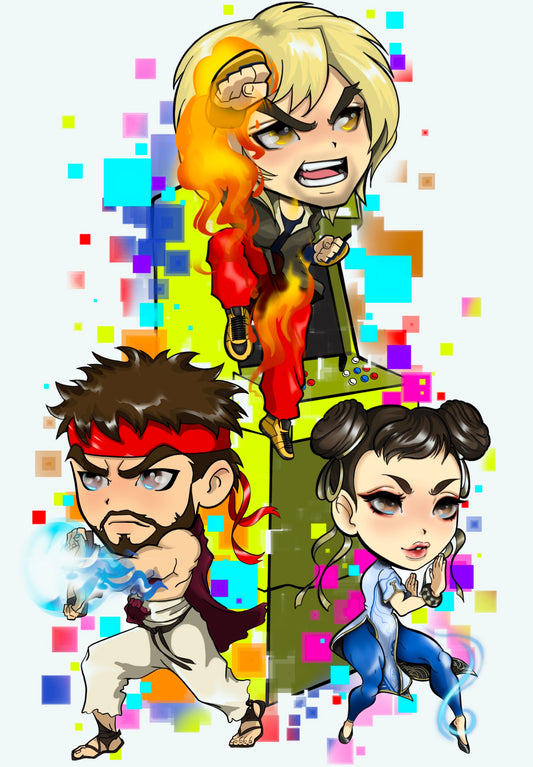 Ryu, Ken & Chun Li